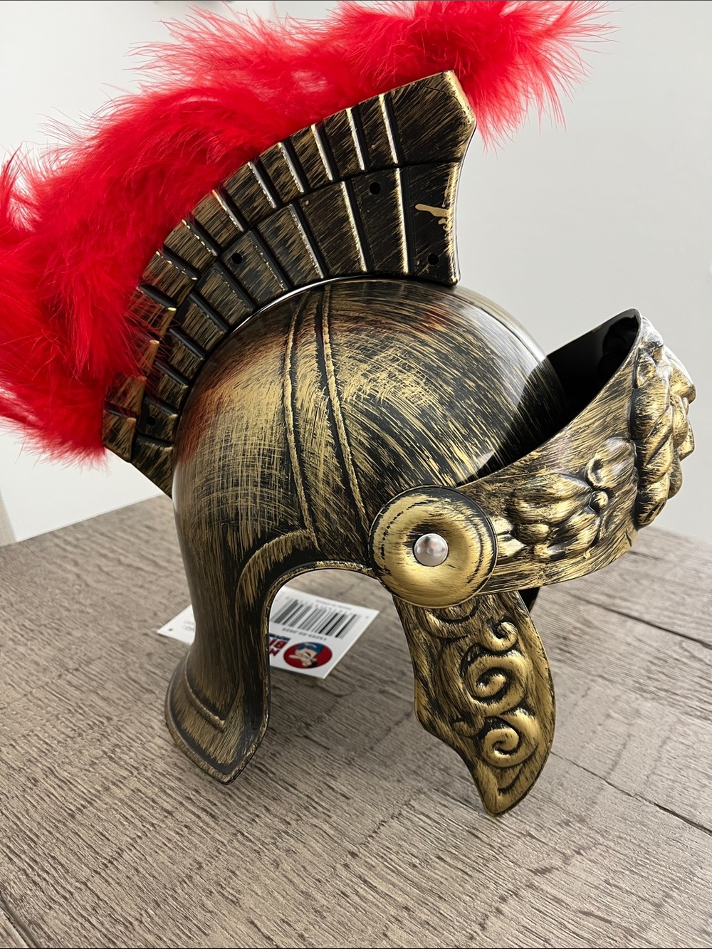 Nicky Bigs Red Plume Roman Accessory